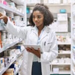 Cropped shot of an attractive young female pharmacist working in a pharmacy